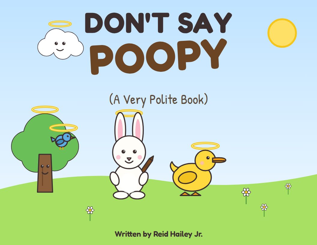 Don't Say Poopy hardcover cover